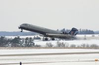 N507MJ @ CID - Departing Runway 9.  On the way to O'Hare International