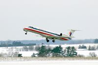N728AE @ CID - Departing Runway 9.  On the way to O'Hare International - by Glenn E. Chatfield