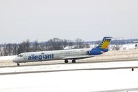 N895GA @ CID - Landing roll-out on Runway 9.