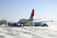 N673US @ CID - Bus with the U of I football team has arrived. - by Glenn E. Chatfield