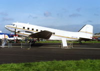 ZS-LYW @ EGLF - TURBO PROP DC.3 AT FARNBOROUGH - by BIKE PILOT