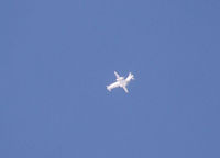 UNKNOWN - Piaggio heading due West over Columbine High School, Littleton Colorado.
