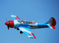 N4117M @ RVS - Yak-52 N4117M takes part in the 50th Aniversary celebration of Tulsa's Riverside Airport - by Malcolm Taylor