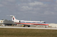 N845AE @ KMIA - EMB-135KL - by Mark Pasqualino