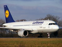 D-AILC @ EGCC - Lufthansa - by chris hall