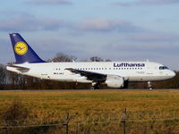 D-AILC @ EGCC - Lufthansa - by chris hall