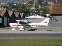 N349SP @ SZP - 1999 Cessna 172S SKYHAWK SP, Lycoming IO-360-B1E 180 Hp, taxi to Rwy 04 - by Doug Robertson