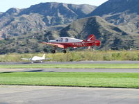N7658B @ SZP - 1957 Northern Aircraft BELLANCA 14-19-2 CRUISEMASTER, Continental O-470- 230 Hp. Landing Rwy 04, Northern Aircraft did not become Downer Aircraft until 1959. Landing Rwy 04 - by Doug Robertson
