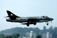 J-4118 @ LSME - During 1989 we made our first trip into Switzerland. We saw lots of aircraft that were hardly seen in Europe. The Hunters were among these. - by Joop de Groot