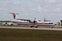 N377AT @ KMIA - ATR 72-212 - by Mark Pasqualino