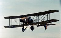 N17501 @ NY94 - Another angle on this reproduction World War One fighter performing at Rhinebeck in the summer of 1977. - by Peter Nicholson