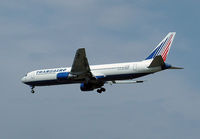 EI-UNF @ VIE - Transaero Airlines Boeing 767-3P6(ER)