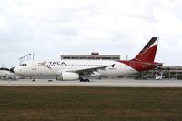 N680TA @ KMIA - Airbus A320 - by Mark Pasqualino