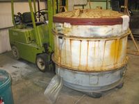 44-85813 @ I74 - Engine in a can - environmentally sealed Wright R-1820 engine recently received for the B17 project at Urbana, Ohio. - by Bob Simmermon