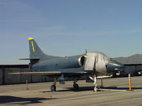 142227 @ CCB - Flown mainly in Japan Douglas A4-A Skyhawk (This A4-A was not flown by the Blue Angels. Tom Bispo (Blue Angel '64-'65)) - by Helicopterfriend