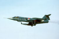 D-8063 @ EHLW - In 1982 this Starfighter arrived at Leeuwarden for target tow duries. The winch equipment can be seen underneath the wing. - by Joop de Groot