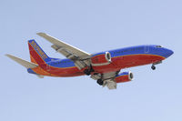 N378SW @ KLAX - Landing 24R at LAX - by Todd Royer