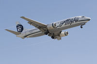 N767AS @ KLAX - Landing 24R at LAX - by Todd Royer