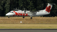 C-FADF @ KPDX - Landing 28R at PDX