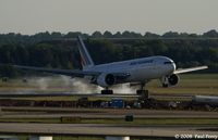 F-GSPT @ IAD - Smoking what was then Runway 1L, now Runway 1C