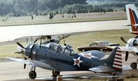N54532 @ IAD - This SBD-5 Dauntless was flown by the Confederate Air Force to Transpo 72 at Dulles Airport. - by Peter Nicholson
