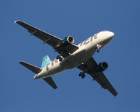 N927FR @ MCO - Frontier Flip bottle nose dolphin A319 - by Florida Metal