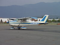 N5337R @ POC - Parked at Brackett - by Helicopterfriend