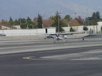 N3862Q @ CCB - Touch and go at Cable, touching part - by Helicopterfriend