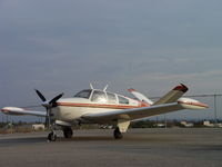 N422GR @ CCB - Parked at south fence of Cable - by Helicopterfriend