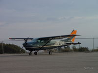 N9576T @ CCB - Parked at south fence of Cable - by Helicopterfriend