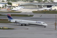 N905DL @ KFLL - MD-88