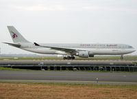 A7-AEB @ LFPG - Rolling to the terminal... - by Shunn311