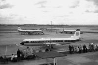 G-APEO @ EGLL - Taken from viewing area on Queen's Building - by Bohdan Dembinski