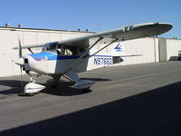 N9765D @ POC - Getting ready to go in hanger - by Helicopterfriend