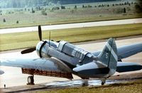 N92879 @ IAD - This Helldiver was displayed by the Confederate Air Force at Transpo 72 held at Dulles Airport. - by Peter Nicholson