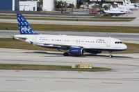 N580JB @ KFLL - Airbus A320
