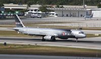 N587NK @ KFLL - Airbus A321-200 - by Mark Pasqualino