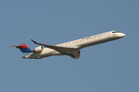 N814SK @ DFW - Delta Connection CL600 departing DFW - by Zane Adams