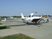 N574RM @ K81 - Lancair Columgia at Miami Co airport day