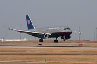 N840UA @ DFW - United Airlines A319 landing at DFW - by Zane Adams