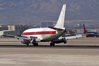 N5176Y @ KLAS - EG & G - Department of Air Force - Layton, Utah / 1974 Boeing 737-200 / J.A.N.E.T Airlines - by Brad Campbell