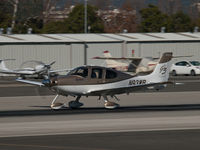 N93WB @ SMO - N93WB departing from RWY 21 - by Torsten Hoff