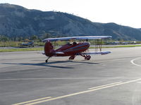 N5762B @ SZP - 1980 Great Lakes 2T-1A-2 SPORT TRAINER, Lycoming AEIO-360-B1F6 180 Hp, taxi to Rwy 04 - by Doug Robertson