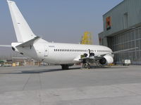 N494AC @ ZSJN - Boeing 737-4YO, MSN 24494 getting final repairs at STAECO MRO following C check. - by John J. Boling