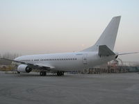 N494AC @ ZSJN - B-737-4YO, MSN 24494, former reg PK-YVR, at Jinan,PRC following test flight by John Boling and Bruce Burns. - by John J. Boling