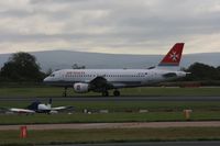 9H-AEJ @ EGCC - Taken at Manchester Airport, October 2008 - by Steve Staunton