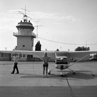 N3794R @ CNO - Chino Airport Tower - by Gary Gabler