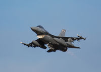 87-0227 @ KBKF - Takeoff Lockheed Martin F-16C Falcon 120th Fighter Squadron at Buckley AFB, CO