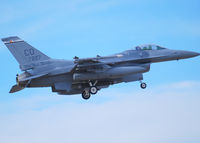 87-0227 @ KBKF - On Final Lockheed Martin F-16C Falcon 120th Fighter Squadron at Buckley AFB, CO