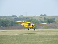 N88574 @ K81 - Piper Cub Miami Co airport days Sept 7, 2007 - by hrench